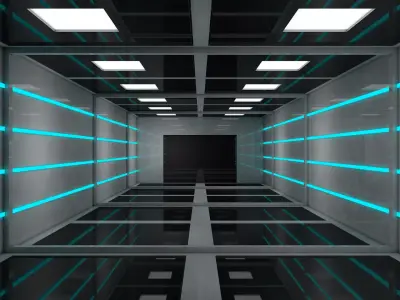 Sci Fi Interior 3D model 85