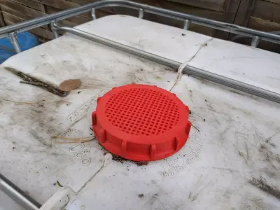 IBC TANK LID GRID diameter 163mm 3D print model