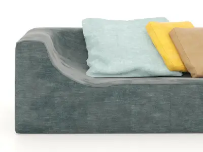 corner sofa sectional sofa Free low-poly 3D model