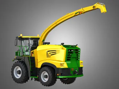 Krone Forage Harvester-without front device 3D model