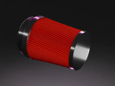 Racing air filter 3D model