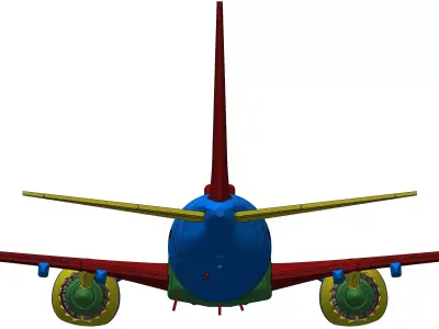 131114-10 Model kit Boeing 737-10 MAX Up 3D print model