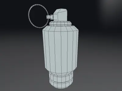 EMP Grenade Low-poly 3D model