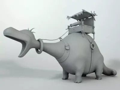 3D Dinosaur 3D model