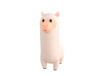 Character030 Alpaca 3D model