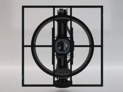 Sci-Fi Motion Platform 01 Low-poly 3D model