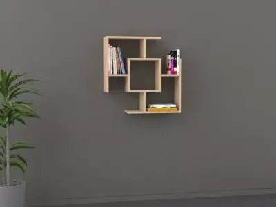 Latitude Wall Shelf Free low-poly 3D model