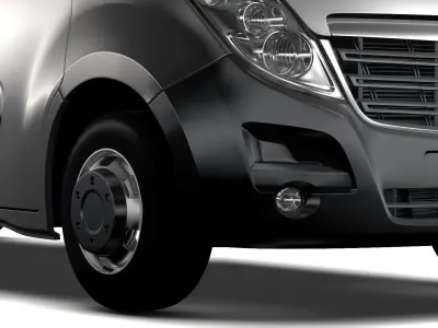 Vauxhall Movano L3H3 Van 2016 3D model