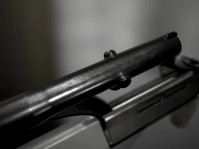 Steyr Aug PBR Low-poly 3D model