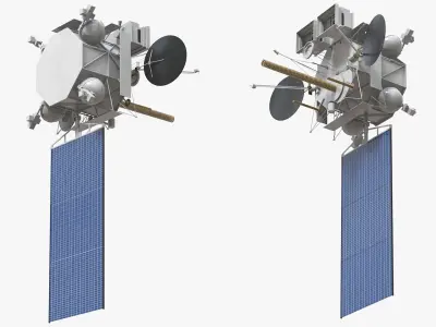 Geostationary Operational Meteorological Satellite 2 3D model