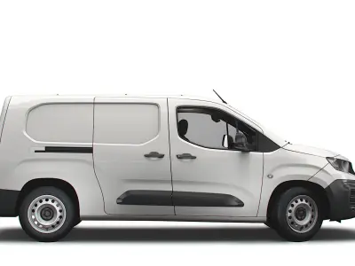 Peugeot E Partner Van LWB 2022 3D model