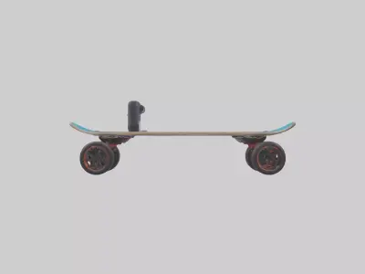 Electric Skateboard M 1 Low-poly 3D model
