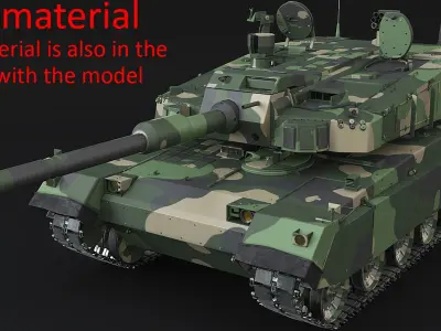 K2 Black Panther(1) 3D model