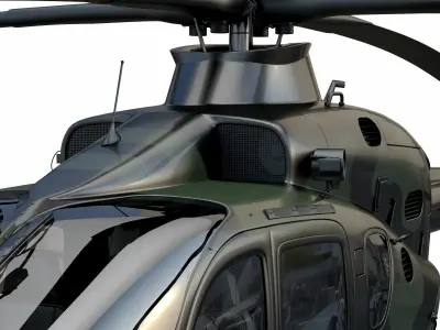 EC 135 military 3D model