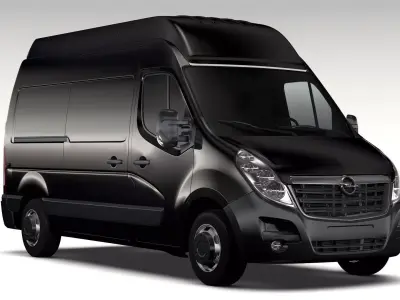 Opel Movano L2H3 Van 2016 3D model