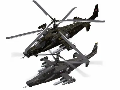 AirCraft 09 - Helicopter 3D model