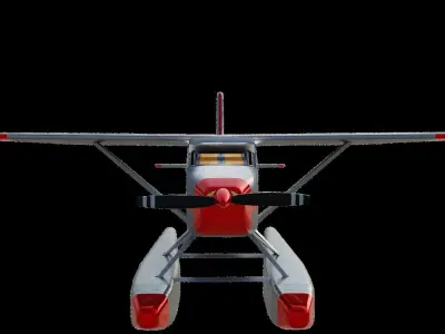 Floatplane plane 3D model
