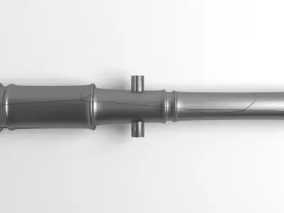 Saker Cannon 3D model