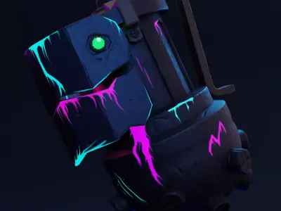 Magic Bomb in Blender Free low-poly 3D model