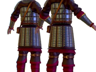 Subdivision 3D Men The Light Knight Low-poly 3D model