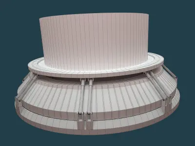 STAND BASE 04 3D model