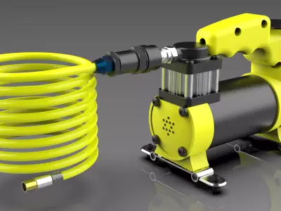 Mini Compressor 3D model