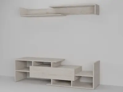 AlphaB2B STANDARTTVSONOMA Tv Unit Free low-poly 3D model