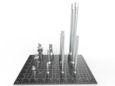 Joint Set 01 Low-poly 3D model