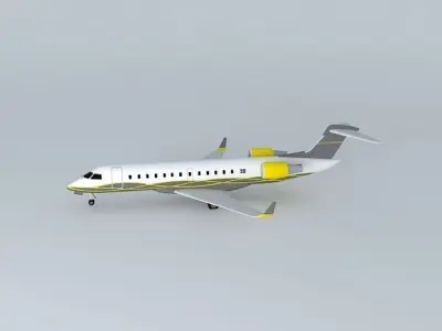 Goldenjet Bombardier CRJ 200 Free 3D model
