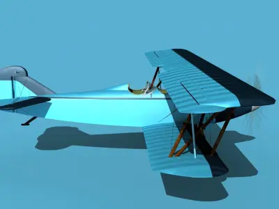 Travelair 2000 V01 3D model