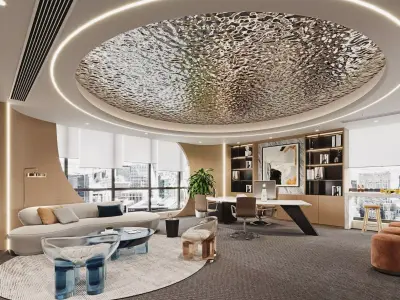  Office interior scene 51 3D model