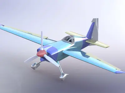 Zivko Edge 540 Redbull 3D print model