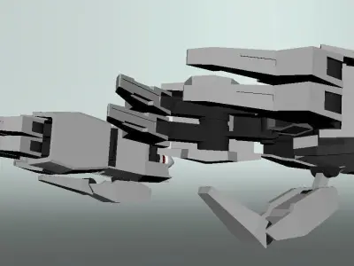 Part GN Big Cannon 3D model