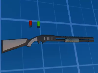 LOW POLY  weapon Low-poly 3D model