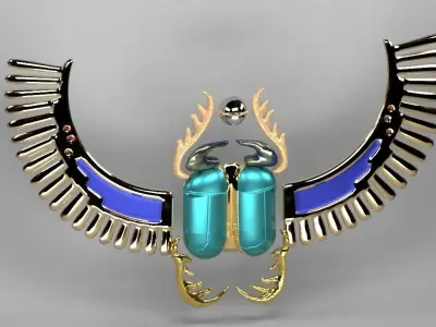 antiqued BEETLE 3D model