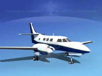 Swearingen SA226-T Merlin III V15 3D model