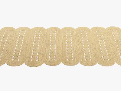 Safavieh Hajri Jute Rugs part 2 2 options 3D model