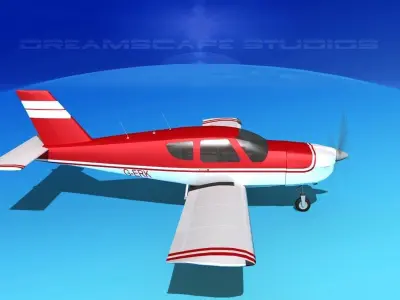 Socata TB-20 Trinidad V05 3D model