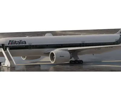 BOEING 777-243ER 3D model