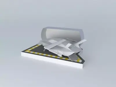 ARGO AIRCRAFTS VAD110 Intruder grounded 3D model