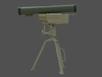 Kornet AT-14 Spriggan pbr Low-poly 3D model