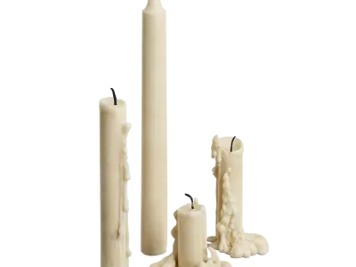  Melted Wax Candle Sticks Model 