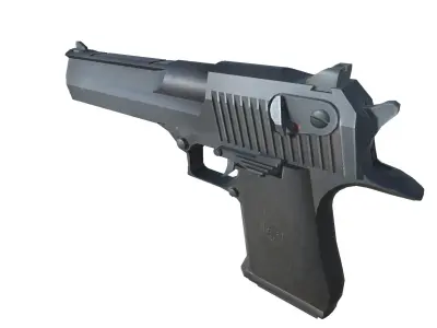 45-Desert Eagle 50AE-gun model 3d game ready model Low-poly 3D model