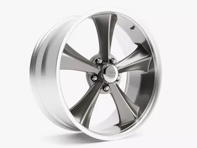 Rocket Racing Booster Wheel 3D model