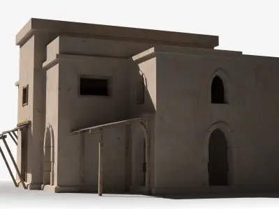 Arab x9 Low-poly 3D model