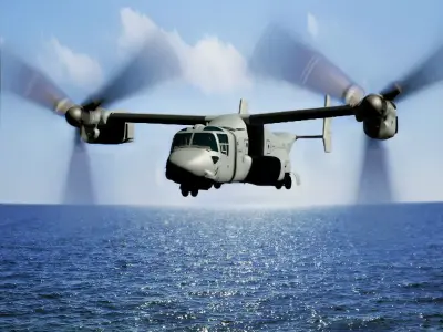 Helicopter MV22 3D model