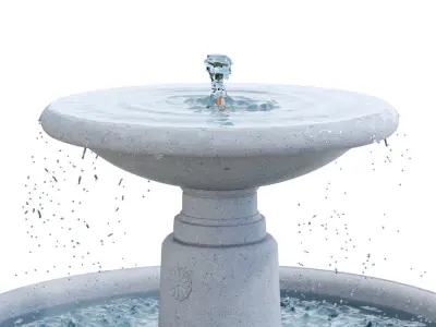 Campania - Esplanade Fountain 3D model