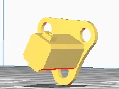 DJI Mini 3 Front Motor Arm Shaft Hinge 3D print model