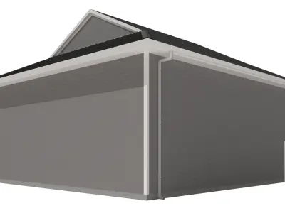 Garage-008 Low Poly 3D model