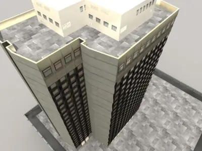 Hotel Rodina 3D model